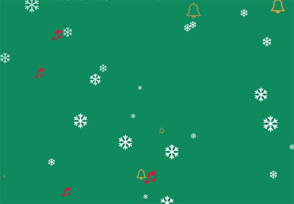 jQuery圣诞节下雪花飘落动画特效(图1)