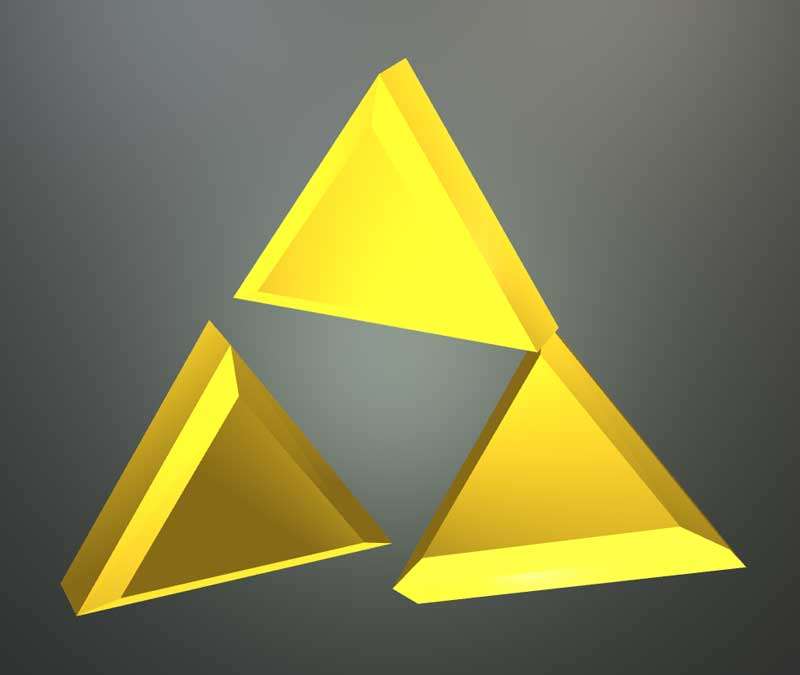 酷炫3d三角形立体动画特效(图1)