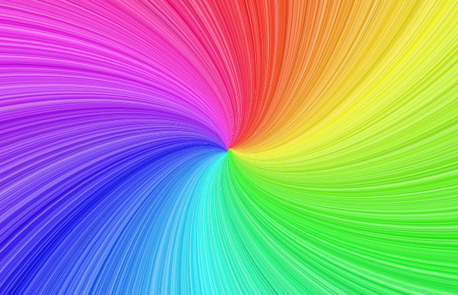 HTML5彩虹漩涡背景特效(图1)