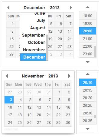 jquery.datetimepicker日期时间控件点击弹出日期时间选择器代码(图1)