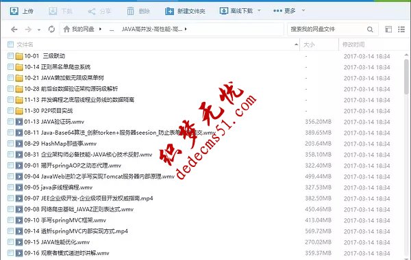 JAVA高并发高性能高可用高扩展架构性能优化系列课程视频学习教程