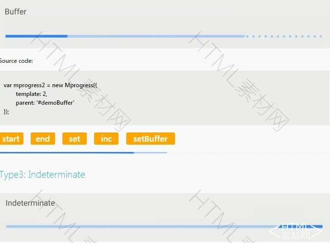 纯js和CSS3谷歌Material Design样式进度条插件(图1)
