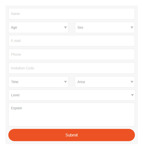 jQuery+css3手机端个人信息填写表单页面代码