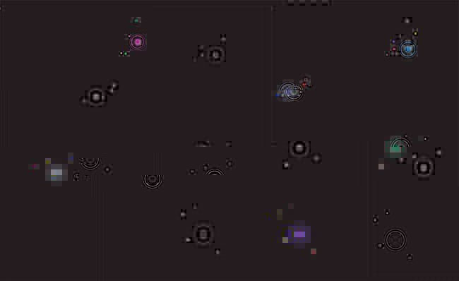 HTML5 Canvas卫星碰撞动画特效