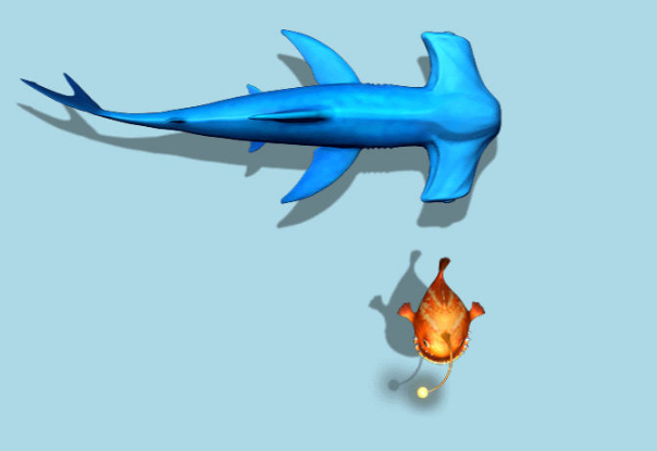 CSS3鲨鱼游泳动画代码(图1)