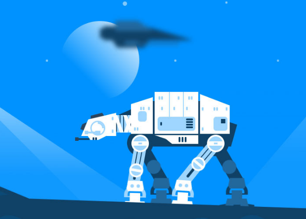 CSS3星际机器人行走动画(图1)