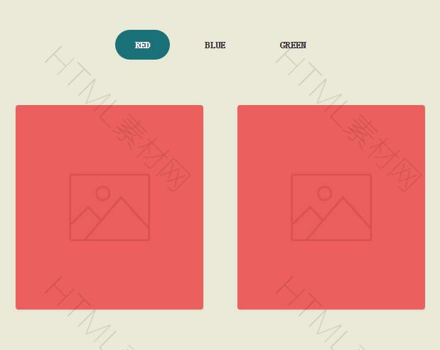 jQuery css3响应式过滤器- 素材8