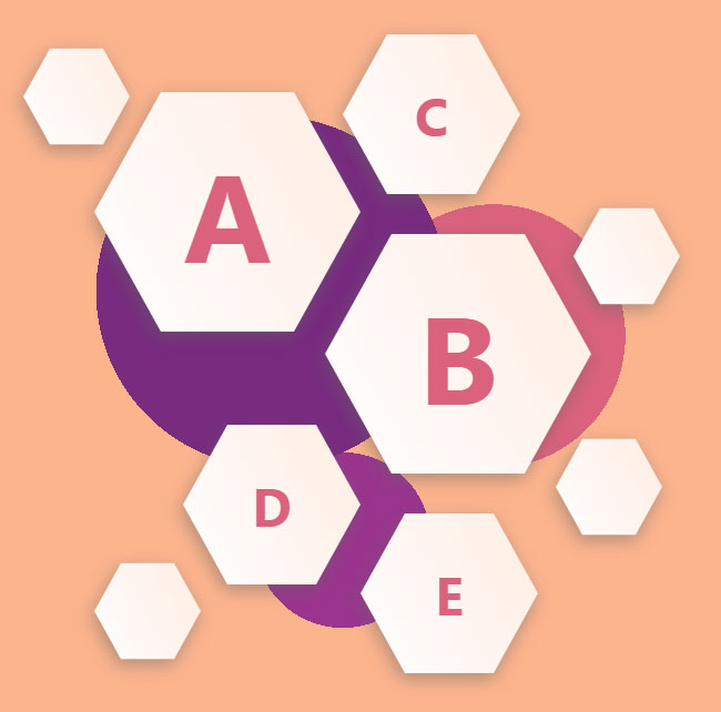 创意六边形标签云CSS3特效(图1)