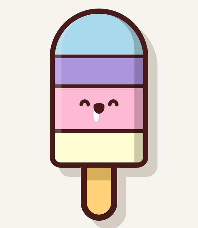 纯CSS3绘制冰淇淋动画特效(图1)