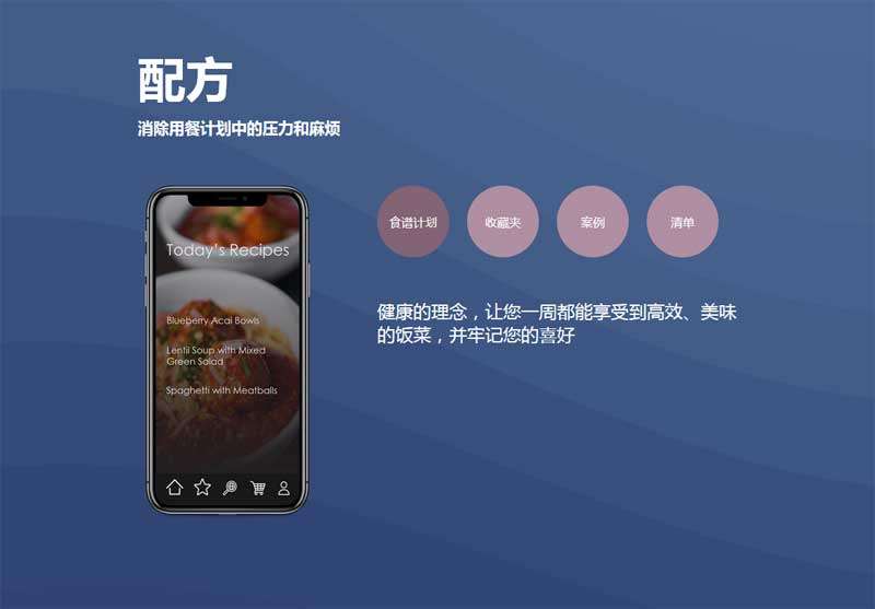 美食配方切换vue特效(图1)