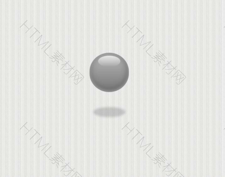 纯css3可点击放大缩小的3d弹跳小球动画(图1)