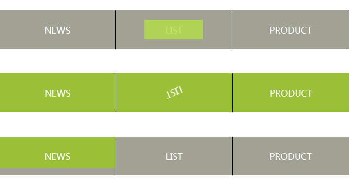 JQUERY CSS3实现鼠标悬停导航条动画效果(图1)