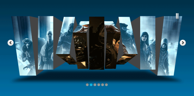 html5幻灯片图片立方体3D切换效果(图1)