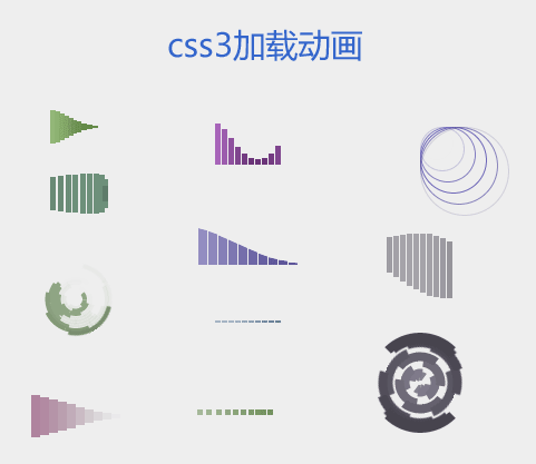 纯css3波浪加载loading图标动画特效(图1)