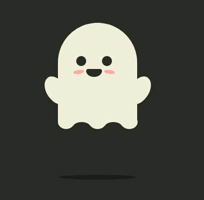纯css3快乐幽灵动画特效(图1)
